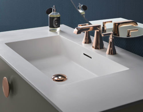 Mobile lavabo da appoggio - MAORI: 02 - Cerasa - in legno / in metallo / contemporaneo