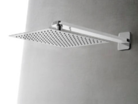 Soffione doccia da parete - Cerasa - quadrato / a pioggia