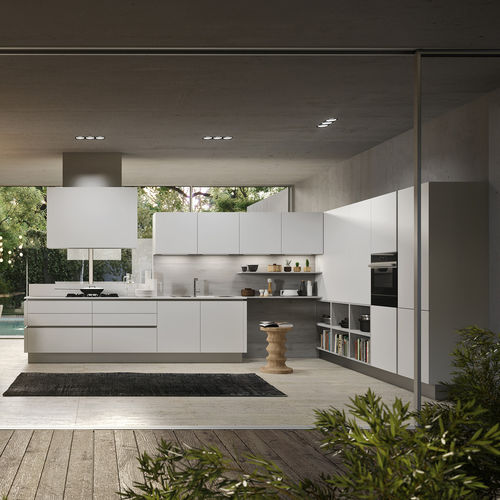 Cucina contemporanea - URBAN 4.0 - Record Cucine - in rovere / in legno laccato / senza maniglie