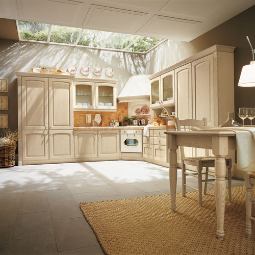 Cucina classica - NENE' 2.0 - Record Cucine - in legno massiccio / in frassino / con impugnature