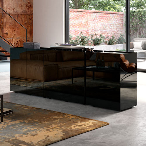 Credenza contemporanea - JOREL - interlübke - in legno massiccio / in alluminio laccato / modulabile