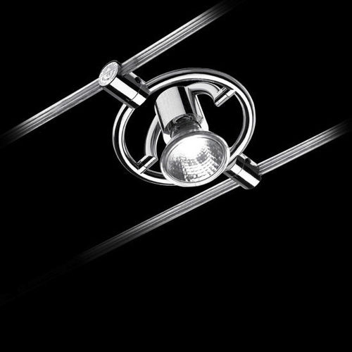 Illuminazione su cavi LED - MINITENSOFARIUNO - CINI&NILS - rotonda / in metallo / da interno