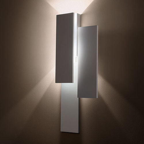 Applique contemporanea - KLANG : SUONO - CINI&NILS - da interno / in acciaio / rettangolare