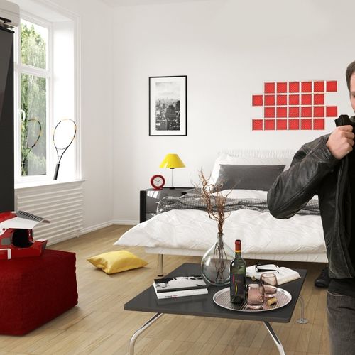 Mattone di vetro quadrato - MG/s DAREDEVIL RED - SEVES GLASSBLOCK - per stanza da bagno / per muro interno / colorato