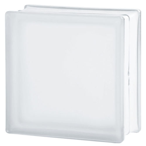 Mattone di vetro quadrato - CLEAR 1919/8 CLEARVIEW SAHARA 2S - SEVES GLASSBLOCK - liscio / sabbiato / ondulato