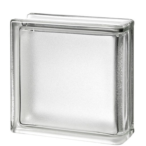 Mattone di vetro quadrato - CLEAR 19/8 LINEAR END  - SEVES GLASSBLOCK - d'angolo / curvo / liscio