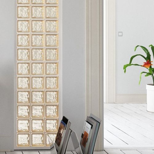 Mattone di vetro quadrato - MG/S VERY NATURAL BRONZE - SEVES GLASSBLOCK - per stanza da bagno / per muro interno / colorato