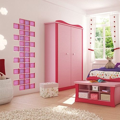 Mattone di vetro quadrato - MG/S ROMANTIC WHITE 30% - SEVES GLASSBLOCK - per stanza da bagno / per muro interno / colorato
