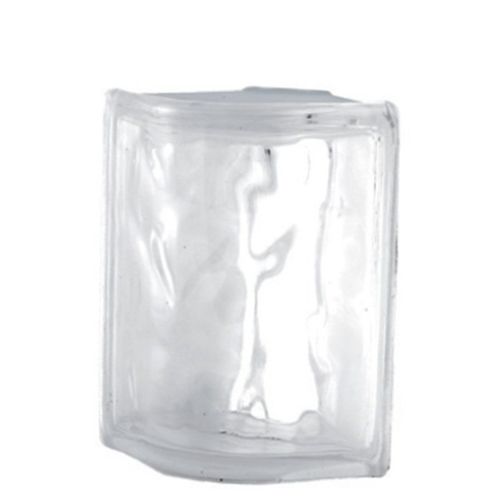 Mattone di vetro rettangolare - 484 NUBIO 90° CORNER - SEVES GLASSBLOCK - curvo / liscio / a muro