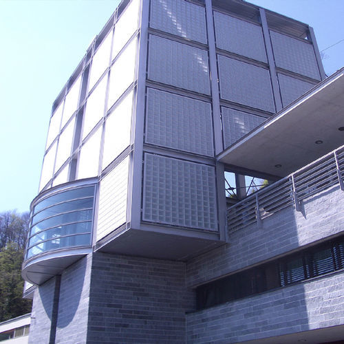 Mattone di vetro quadrato - 1919/5 NUBIO - SEVES GLASSBLOCK - satinato / a muro / ad alta resistenza