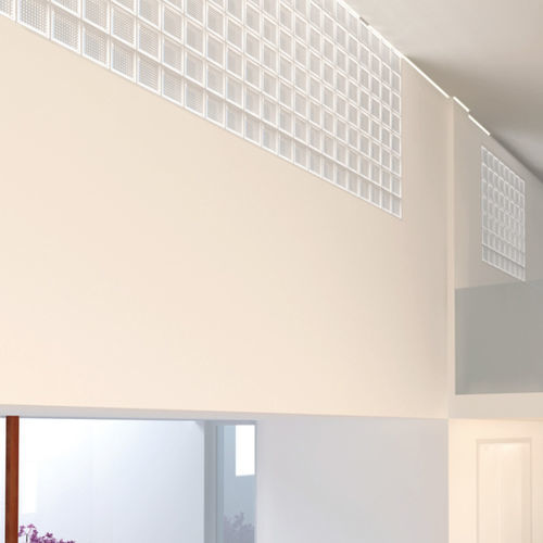 Mattone di vetro quadrato - 883 NUBIO - SEVES GLASSBLOCK - liscio / per muro interno