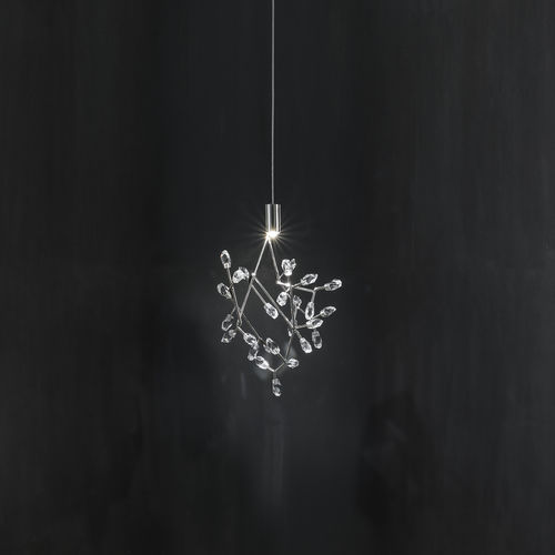 Lampada a sospensione - CORE - TERZANI - in metallo / in cristallo / in pietra lavica