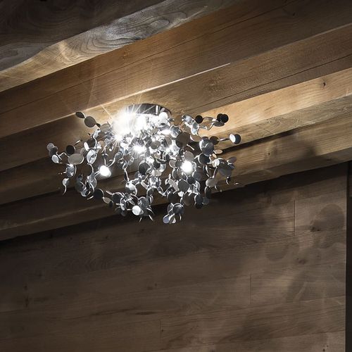 Plafoniera contemporanea - ARGENT - TERZANI - in metallo / LED / alogena
