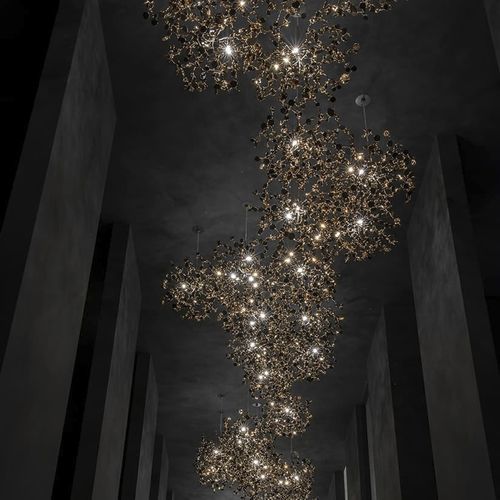 Lampada a sospensione - ARGENT - TERZANI - in acciaio inossidabile / design originale / con cavo