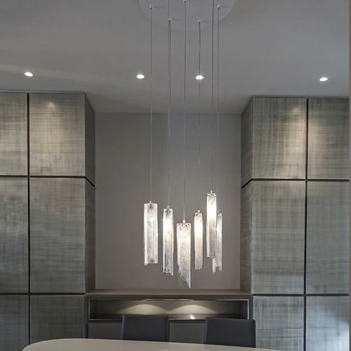 Lampada a sospensione - FRAME - TERZANI - in metallo / in vetro borosilicato / contemporanea