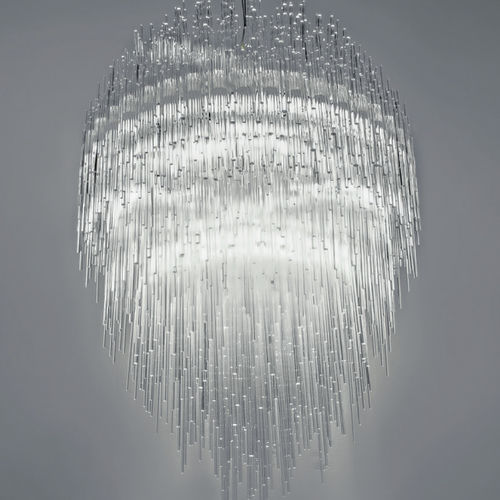 Lampadario contemporaneo - ICEBERG - TERZANI - in PMMA / in cristallo / contract