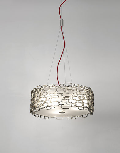 Lampada a sospensione - GLAMOUR - TERZANI - in nichel / design originale / con cavo