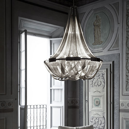 Lampadario design originale - SOSCIK - TERZANI - in metallo / contract / scultura