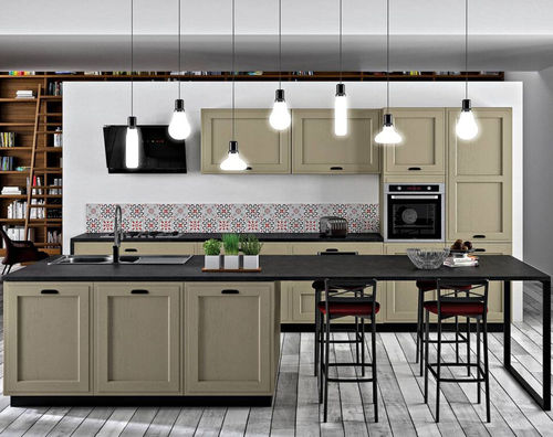 Cucina classica - Arbois - SAGNE - in rovere / in laminato / con isola