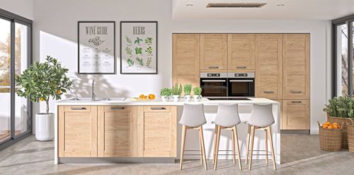 Cucina contemporanea - Truro - SAGNE - in legno / in laminato / di misura media