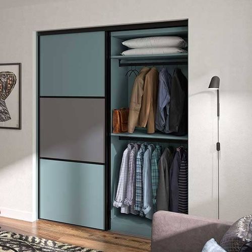 Cabina armadio ad angolo - SAGNE - contemporanea / in legno / laccata