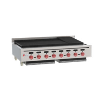 Grill a gas - ACB SERIES - WOLF - da bancone / professionale