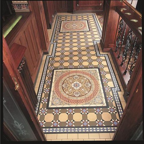 Piastrella in ceramica - PALMERSTON 36 TILE SET - ORIGINAL STYLE - levigata / da interno / da pavimento