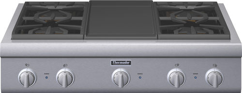 Piano cottura a gas - PCG364GD  - Thermador - professionale / 5 fuochi / da appoggio