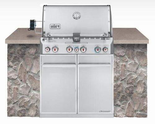 Barbecue a gas - SUMMIT® S-460™  - Weber USA - fisso / in acciaio inossidabile