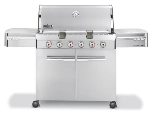 Barbecue a gas - SUMMIT® S-620 - Weber USA - con rotelle / in acciaio inossidabile