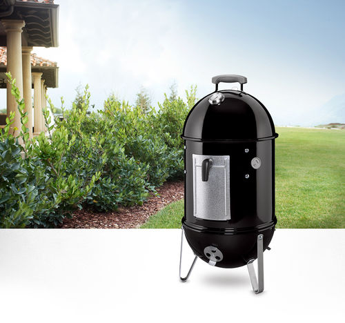 Barbecue a carbonella - SMOKEY MOUNTAIN 14.5" - Weber USA - da terra / in acciaio