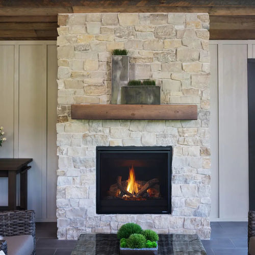 Camino a gas - SlimLine Series - HEAT & GLO® - da incasso / Faccia singola / con focolare chiuso