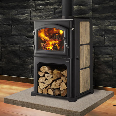 Stufa a legna - DISCOVERY III - QUADRA-FIRE - 10 kW...20 kW / contemporanea / in metallo