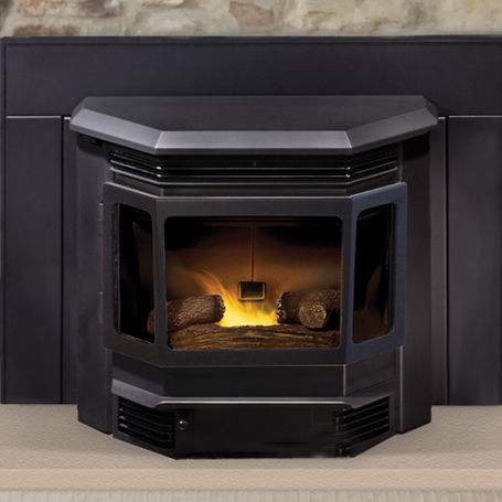 Inserto per camino trifacciale - CLASSIC BAY 1200 - QUADRA-FIRE - a pellet
