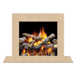 Rivestimento per camini contemporaneo - BEIGE - QUADRA-FIRE - in pietra