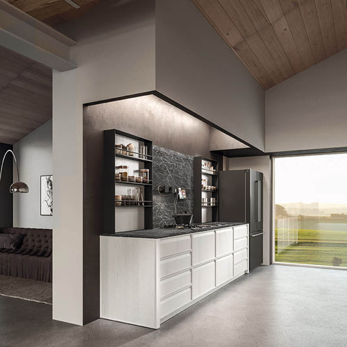 Cucina contemporanea - AK_07 - Arrital - in legno massiccio / in pietra / in alluminio