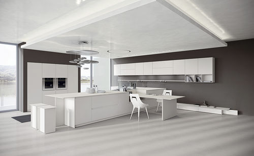 Cucina contemporanea - AK_04 8 - Arrital - in Corian® / con impugnature / laccata