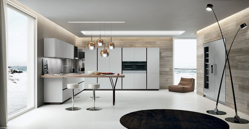 Cucina contemporanea - AK_02 3 - Arrital - in laminato / senza maniglie / laccata