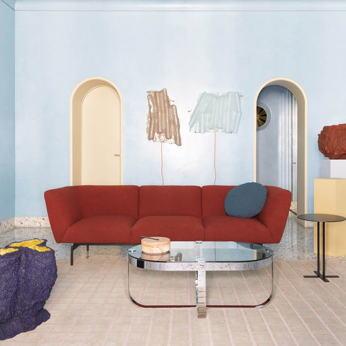 Divano modulare - RENDEZ-VOUS - saba - contemporaneo / in tessuto / con braccioli