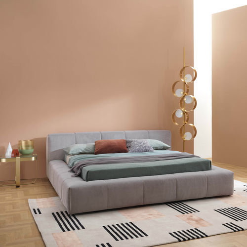 Letto matrimoniale - PIXEL - saba - contemporaneo / imbottito / con testiera imbottita