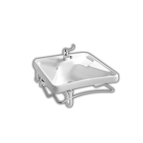 Lavabo sospeso - Y0BV01 - HATRIA srl - in ceramica / per disabili / rettangolare