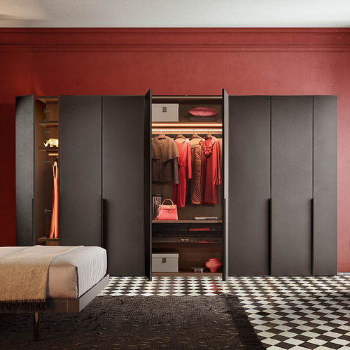Armadio ad angolo - CORNICE  - PIANCA - modulare / contemporaneo / in legno laccato