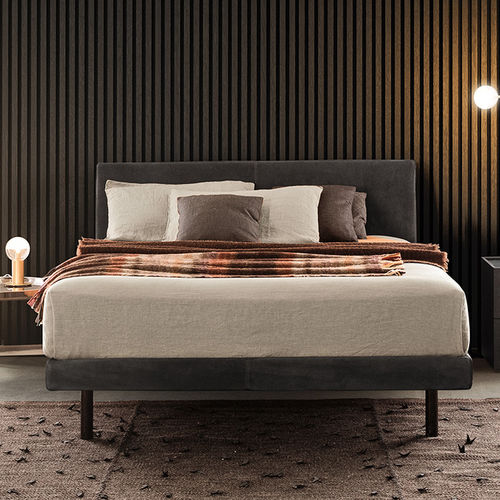 Letto matrimoniale - BETA - PIANCA - singolo / contemporaneo / imbottito