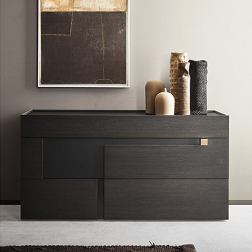 Cassettone contemporaneo - LOGOS - PIANCA - in legno laccato / non specificato / marrone