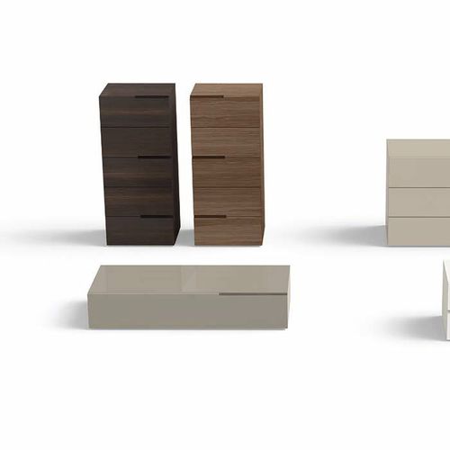 Cassettiera contemporanea - SEGNO - PIANCA - in legno