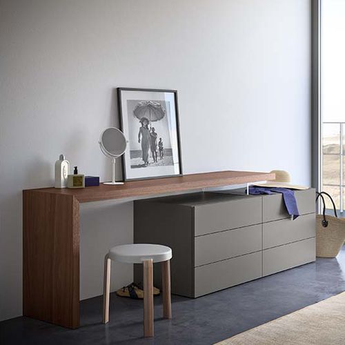 Consolle contemporanea - PEOPLE  - PIANCA - in legno / rettangolare / per uso residenziale