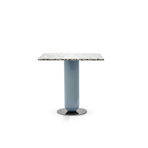 Tavolo contemporaneo - ETTORINO  - PIANCA - in legno laccato / in marmo / in terrazzo