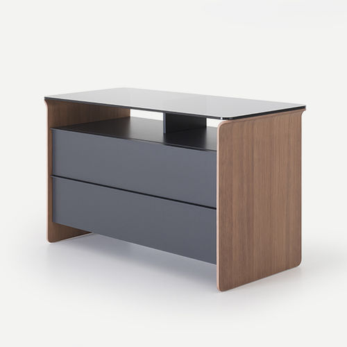 Cassettone contemporaneo - Nota - PIANCA - in legno laccato / in legno compensato / con cassetti