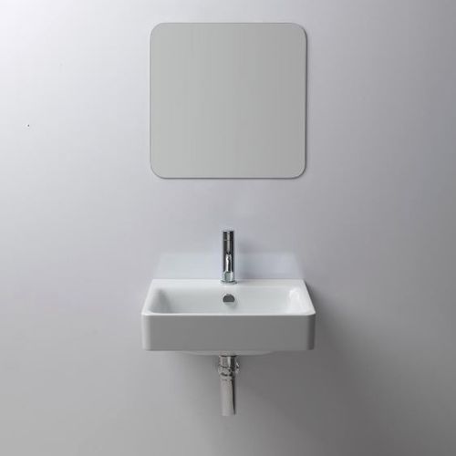 Lavabo sospeso - SAND: 9085111 - GSI - in ceramica / quadrato / contemporaneo