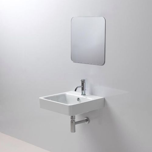 Lavabo sospeso - SAND: 9087111 - GSI - in ceramica / rettangolare / contemporaneo